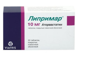 Купить  Липримар 10 мг 30 шт таблетки покрытые пленочной оболочкой