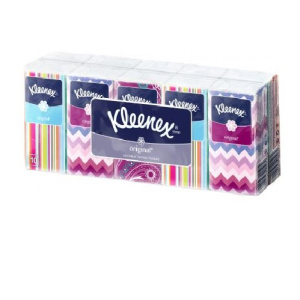 Купить  Kleenex Original платки носовые бумажные двухслойные 10шт №10