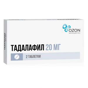 Тадалафил таб ппо 20мг №2