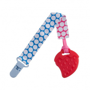 Купить ROXY KIDS прорезыватель д/зубов  на держателе цв голуб-розов (кружочек)