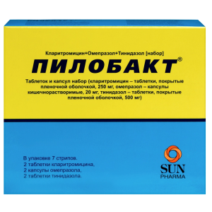 Купить  Пилобакт таб капс набор №42 (стрипы №7х6)