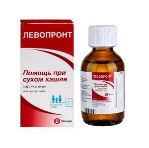 Купить  Левопронт 0,006 г/мл 120 мл сироп флакон