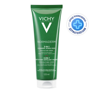 Купить  Vichy Normaderm глубокое очищение 3 в 1, 125мл