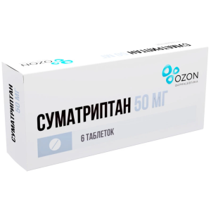 Купить  Суматриптан таб ппо 50мг №6