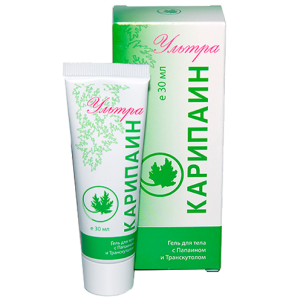 Купить  Карипаин гель для тела 30мл ультра с папаином и транскутолом