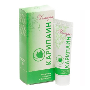 Купить  Карипаин гель для тела 30мл ультра с папаином и транскутолом