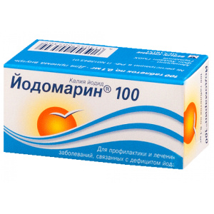 Купить  Йодомарин таблетки 100мкг №100