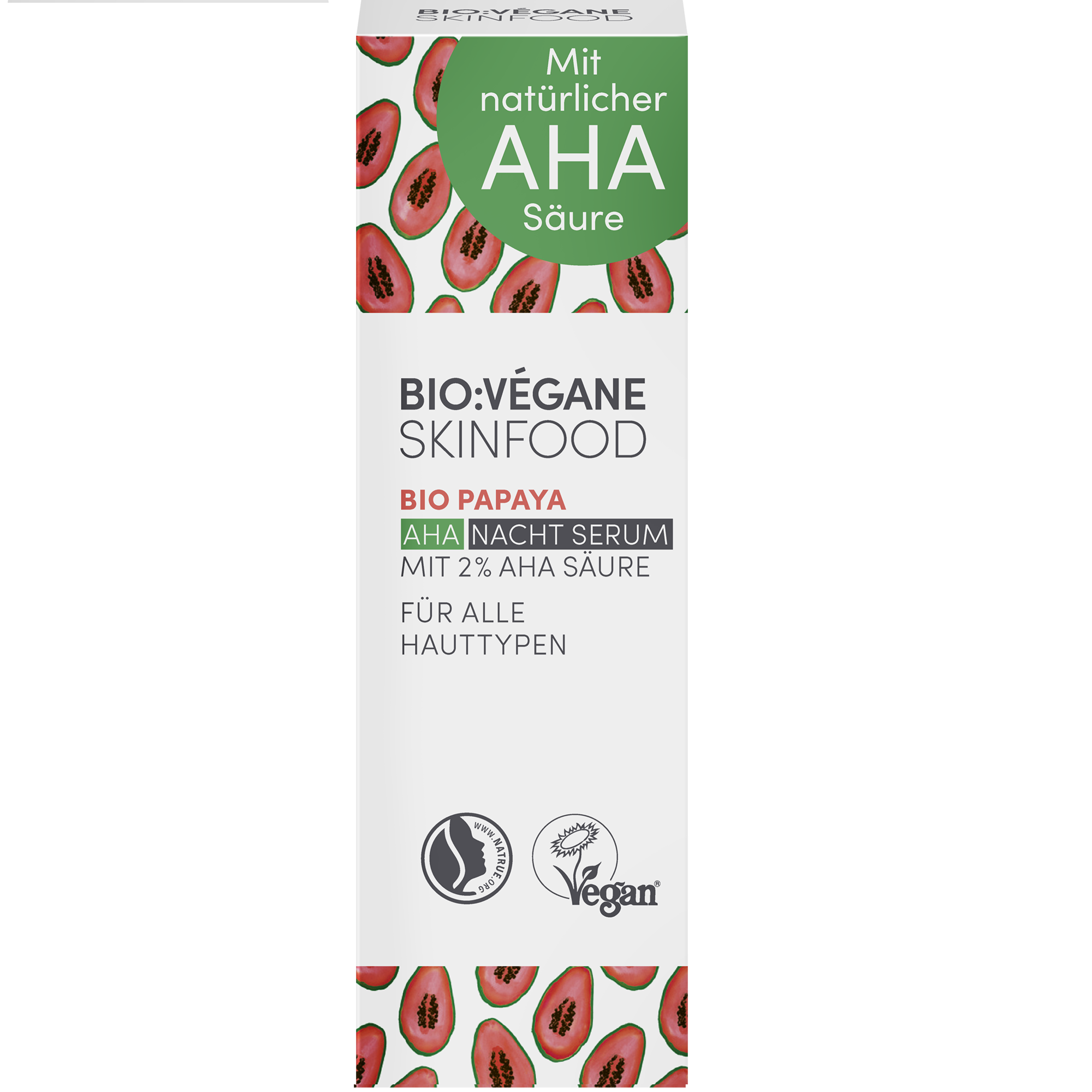 Купить Биовеган сыворотка 30мл ночная био папайя с 2% АНА-кислотами