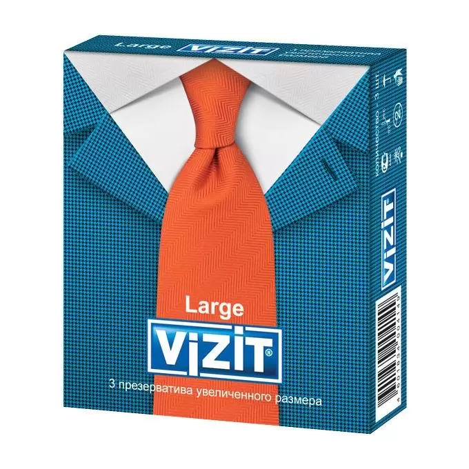 Купить VIZIT Large презервативы увеличенного размера 3 шт.