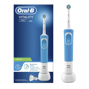 Купить  Oral-B Vitality 100 Pro з/щетка электр Арт.3710 с насадкой Cross Action