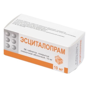 Купить  Эсциталопрам таб ппо 10мг №56