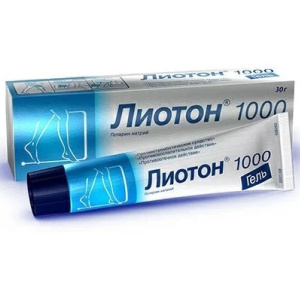 Купить  Лиотон 1000 гель для наружного применения 30г