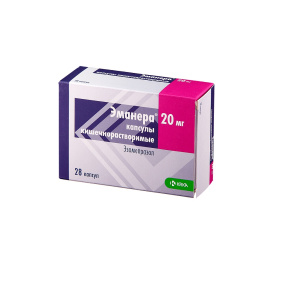 Купить  Эманера капсулы 20мг №28