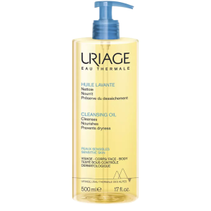 Купить  Uriage масло для лица и тела фл-помпа 500мл очищающее пенящееся