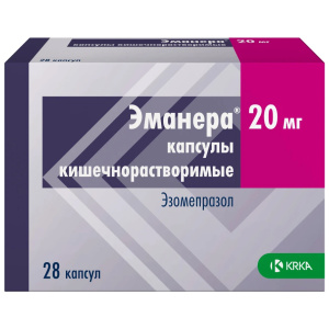 Эманера капсулы 20мг №28 Купить Эманера капсулы 20мг №28