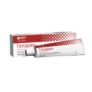 Купить  Гепарин гель для наружного применения 1000МЕ/г 30г