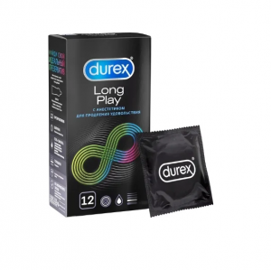 Купить  Durex Long Play презервативы продлевающие половой акт 12 шт.