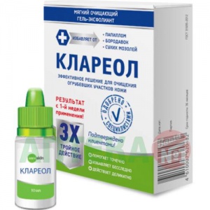 Купить  Клареол гель-эксфолиант мягкий очищающий 10 мл