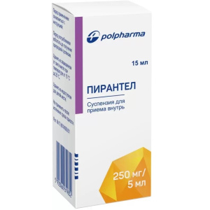 Купить  Пирантел сусп д/внутр примен 250мг/5мл 15мл