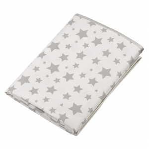 Купить  ROXY KIDS клеенка-наматрасник 68смX1м серые звезды с резинками-держателями