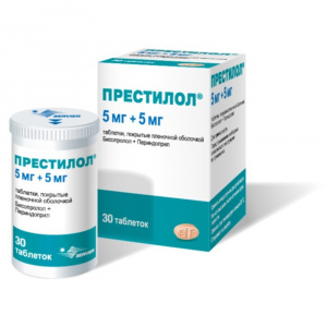 Купить  Престилол таблетки ппо 5мг+5мг №30