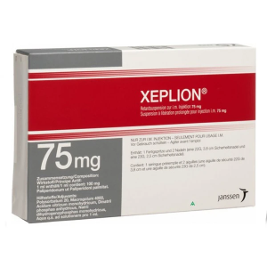 Купить  Ксеплион 75 мг/0,75 мл 1 шт суспензия для внутримышечного введения пролонгированного действия шприц