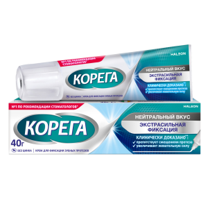 Купить  Корега Экстра Сильный крем д/фикс з/протезов 40г нейтральный вкус