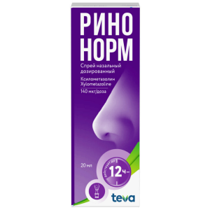 Купить  Ринонорм спрей наз доз 140мкг/доз 20мл