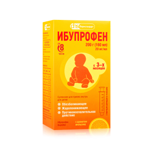 Купить  Ибупрофен сусп д/внутр д/детей 100мг/5мл 200г апельсин
