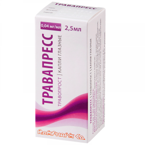 Купить  Травапресс капли глазн 0,04мг/мл фл-кап 2,5мл