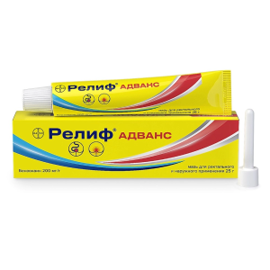 Купить  Релиф Адванс 25 г мазь для ректального и наружного применения