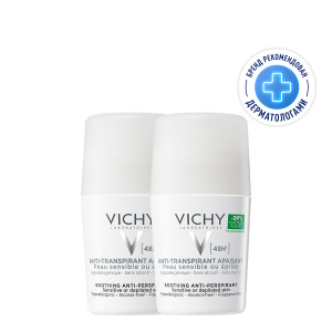 Купить  Vichy дезодорант шариковый 48 ч для чувствительной кожи, 50мл 2 шт