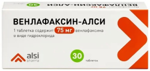 Купить  Венлафаксин-Алси таб 75мг №30