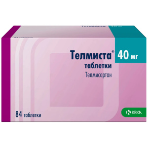 Купить  Телмиста таб ппо 40мг №84