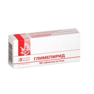 Купить  Глимепирид таблетки 4мг №30