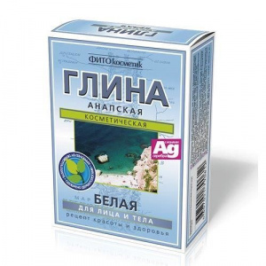 Купить  Глина Анапская  порошок 100г белая