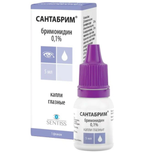 Купить  Сантабрим капли глазн 0,1% фл 5мл