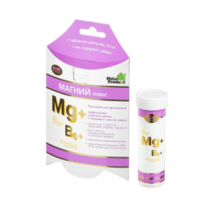 Купить  Магний Плюс таблетки шипучие №10