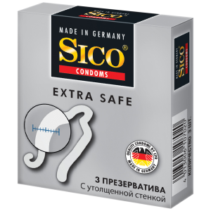 Купить  Sico Extra Safe презервативы утолщенные 3 шт.