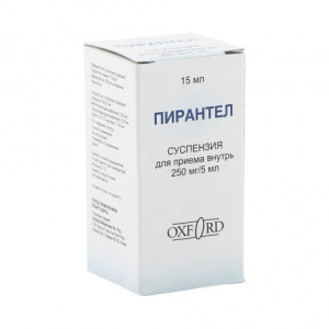 Купить Пирантел суспензия д/внутр примен 250мг/5мл 15мл
