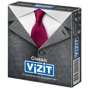 Vizit Classic 3 шт презервативы классические Купить Vizit Classic 3 шт презервативы классические