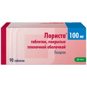 Купить  Лориста таблетки ппо 100мг №90