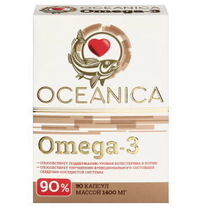 Купить  Океаника Омега 3 - 90% 90 шт капсулы