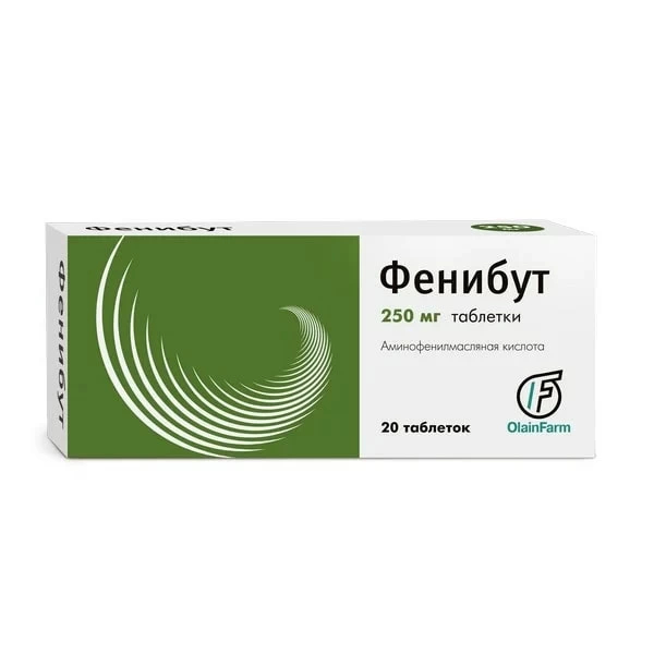 Фенибут таблетки 250мг №20 купить по цене 990 ₽ в интернет аптеке в ...