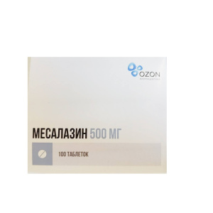 Купить  Месалазин таб по кишечнораств 500мг №100