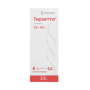 Тирзетта р-р д/п/к введ 2,5мг 0,5мл №4 шприц в автоинжекторе