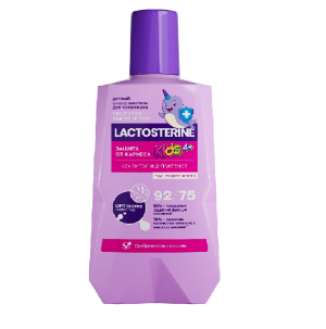 Купить  LACTOSTERINE Kids 350 мл ополаскиватель для полости рта защита от кариеса ягодная жвачка 4+