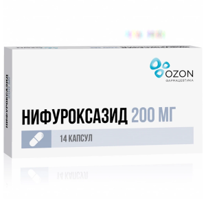 Купить  Нифуроксазид капс 200мг №14