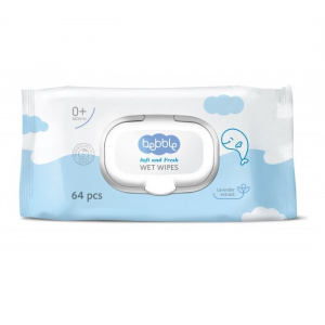 BEBBLE салфетки влажные д/дет №64 клип-крышка Купить BEBBLE салфетки влажные д/дет №64 клип-крышка