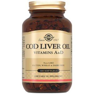 Купить  Solgar Жир из печени трески капс №100